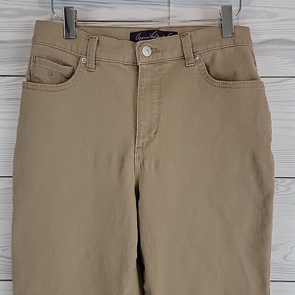 Gloria Vanderbilt Amand Tan Colored Jeans Womens Size 6 - Picture 3 of 14